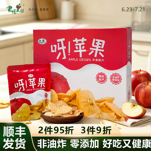 君恬苹果脆片烟台特产零食礼盒