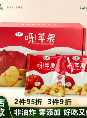 君恬果园苹果脆片试吃装