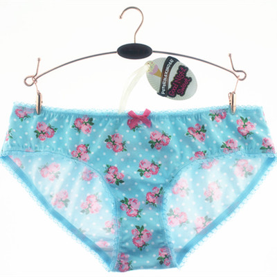 高开叉低腰大码纯棉内裤