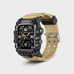 适用iWatch11表带AppleWatchUltra2苹果手表带改装金属一体保护壳S10代iWatchUltra外壳小泥王SE男iWatch潮牌