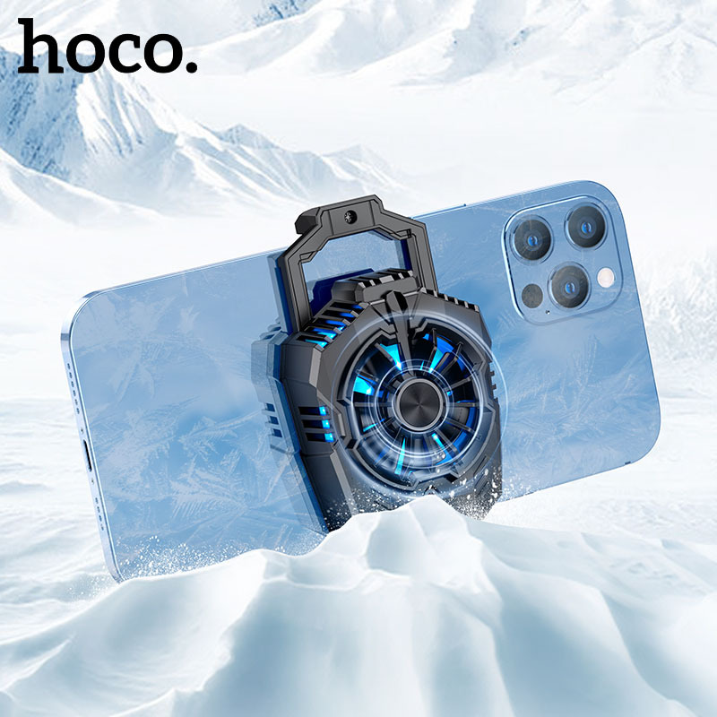 HOCO手机散热器半导体制冷冰封冻风冷适用于小米黑鲨2pro苹果vivo华为oppo游戏背夹充电发烫降温神器风扇吃鸡