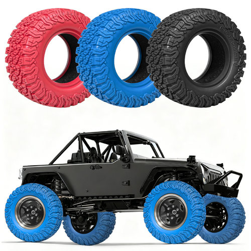 RC1.9寸百路驰KO2仿真轮胎1/12攀爬车90*37.5mm H12Y+P莽牛D90FMS