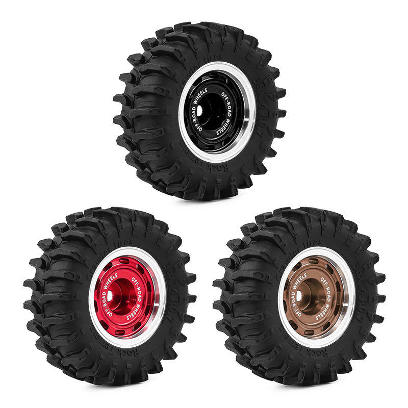 1/30 AXIALSCX30 0.7寸轮胎 福特烈马 牧马人 K10 scx30轮毂D422
