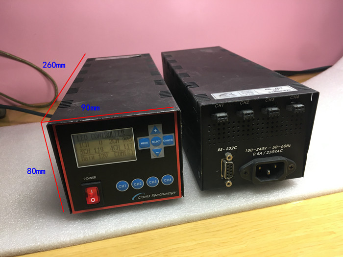 Coms Technology数字光源控制器PDL-4312 12V 4路3PIN接口带RS232