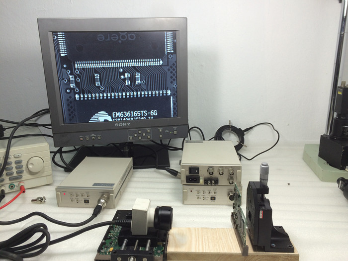 三洋 SANYO VC-8200 分体式黑白工业相机 主机控制器 加 摄像头