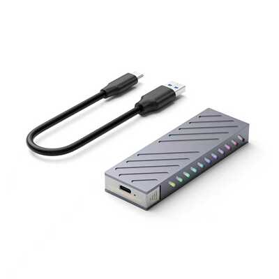 M.2 NVME开卡器JMS583开卡器高速硬盘盒单协议10Gbps开卡量产专用