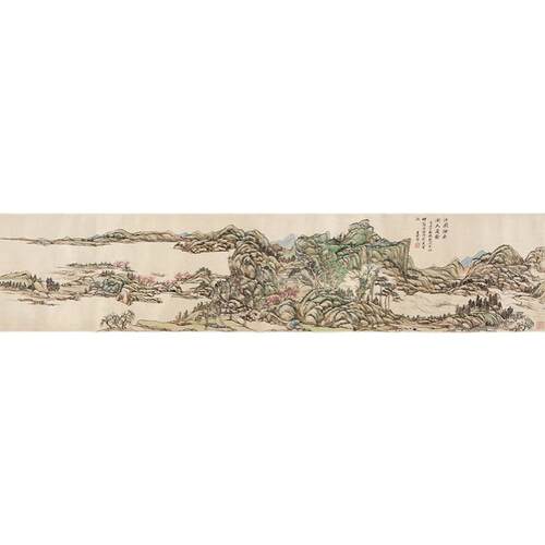 高清复刻代王原祁江国垂