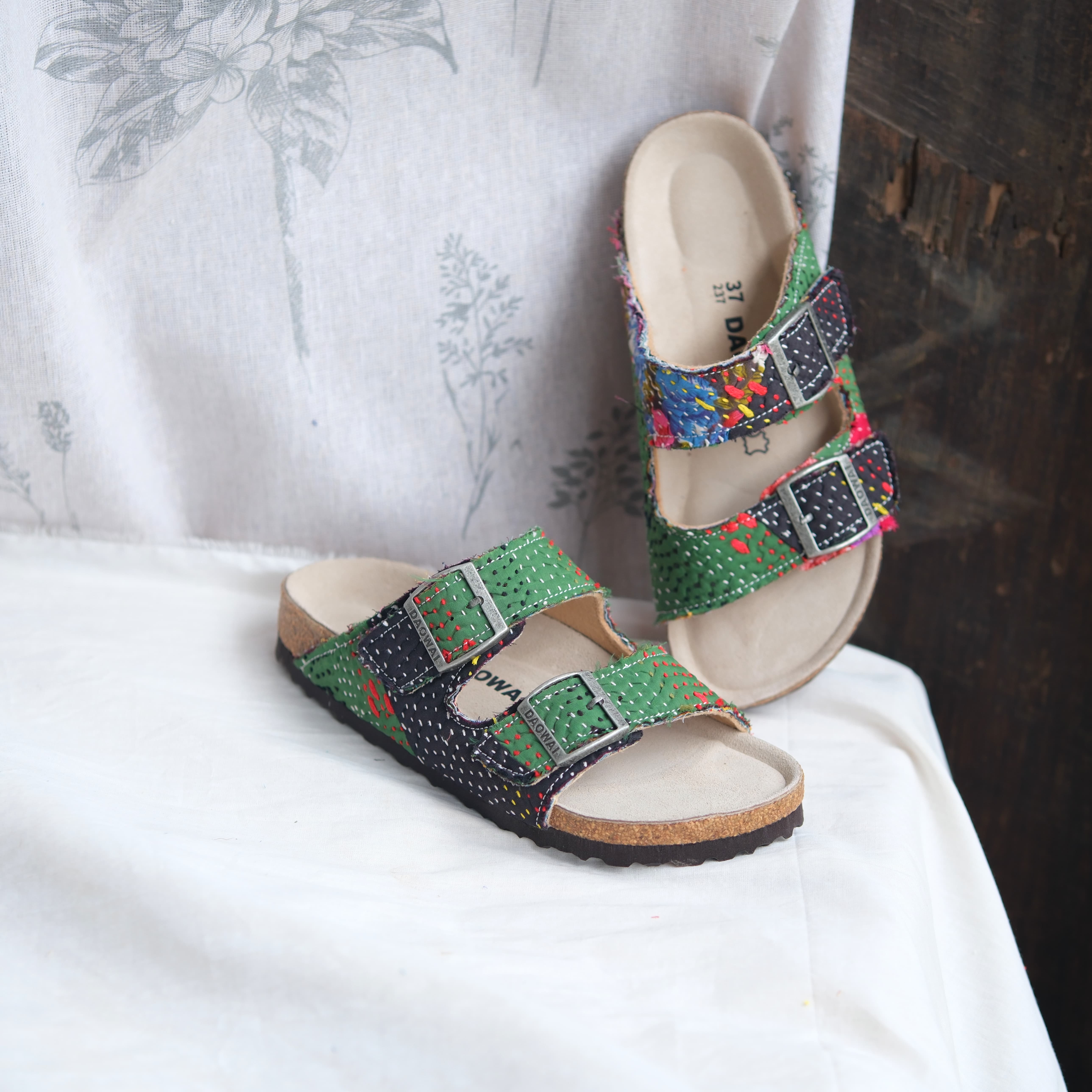 Bhoomi古布勃肯鞋时尚百搭单品手工个性撞色复古一鞋一拍36-103