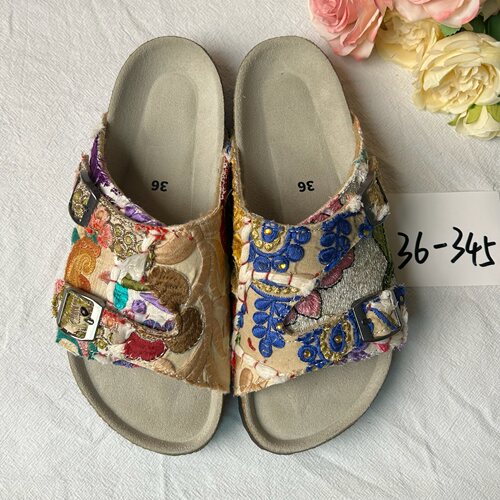 Bhoomi古布勃肯鞋时尚百搭单品手工个性撞色复古一鞋一拍36-345
