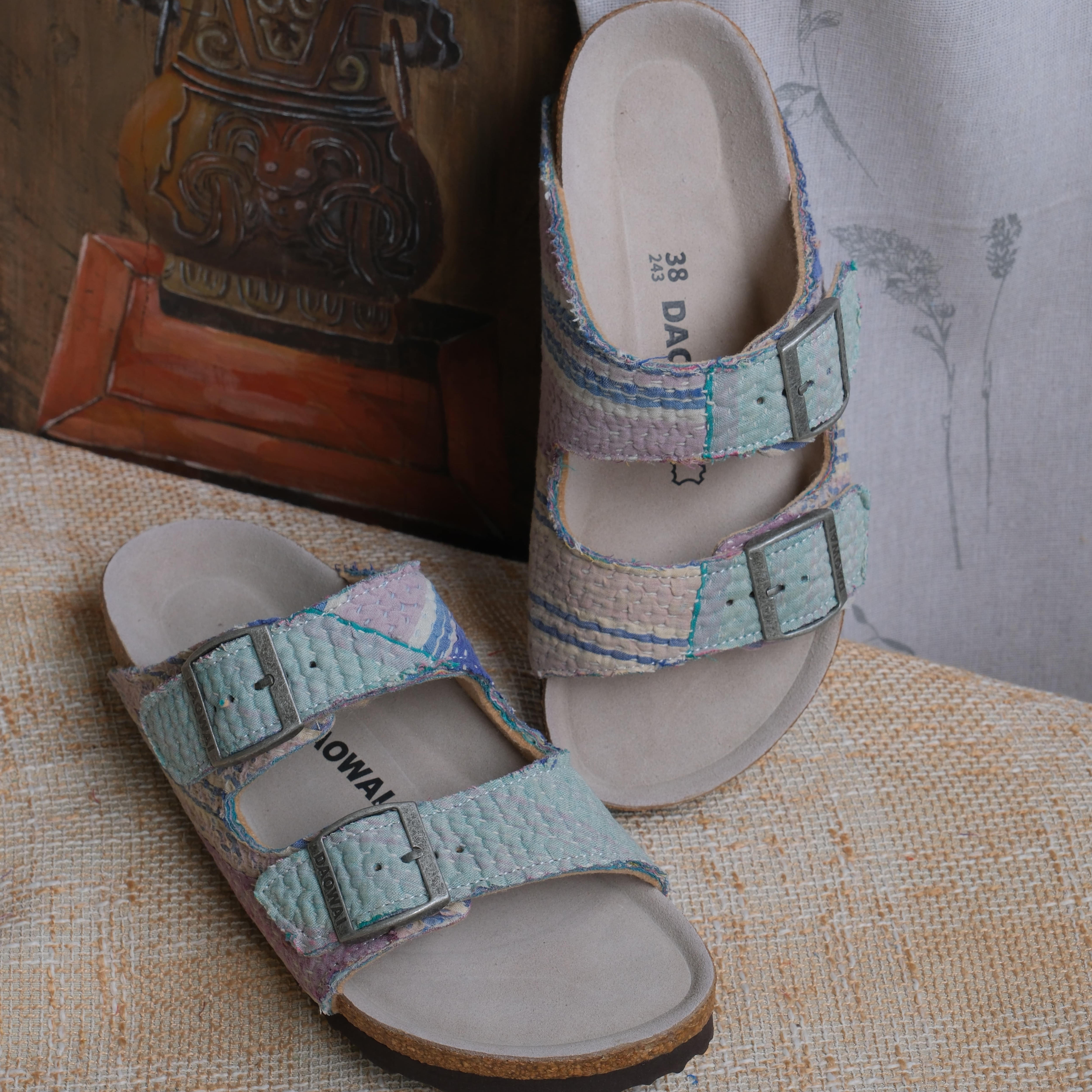 Bhoomi古布勃肯鞋清凉拖鞋百搭单品手工个性复古一鞋一拍38-54