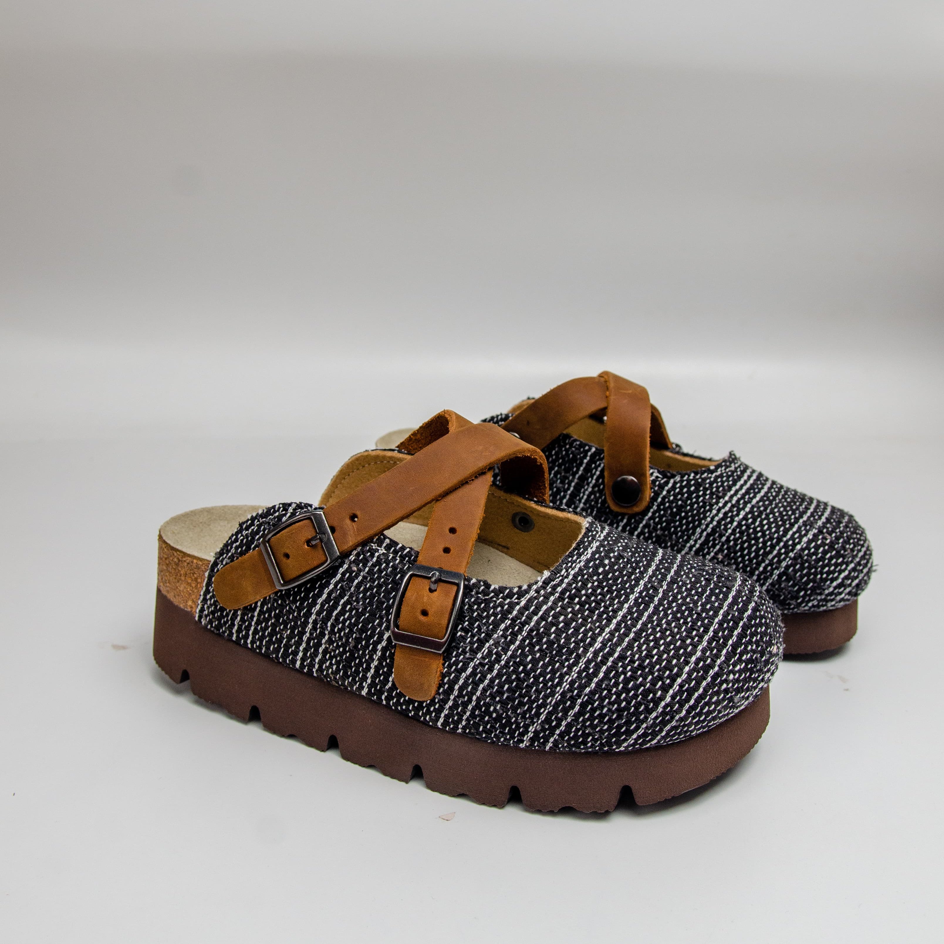 Bhoomi古布勃肯鞋时尚百搭单品手工个性撞色复古一鞋一拍36-249H