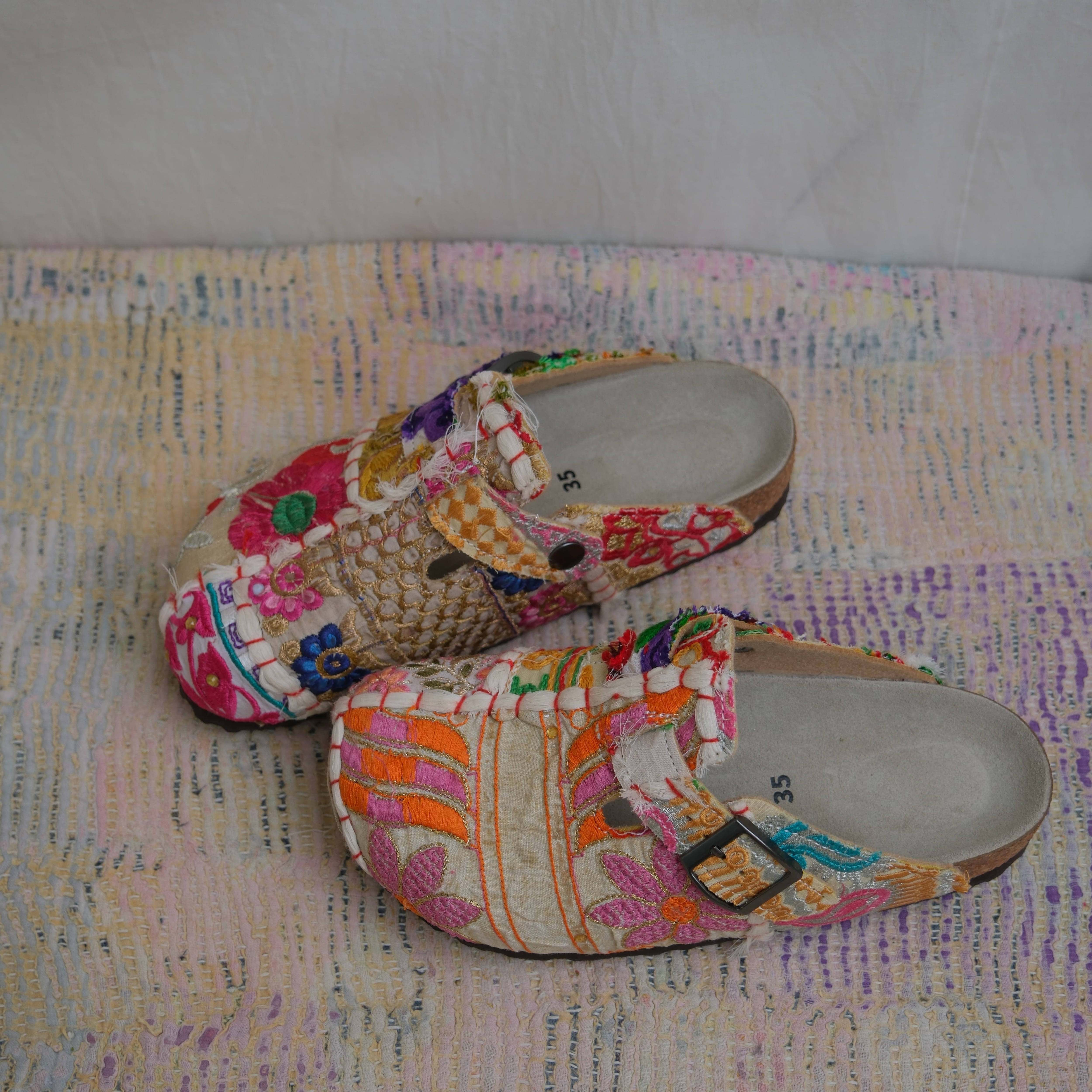 Bhoomi古布勃肯鞋时尚百搭单品手工个性撞色复古35-70