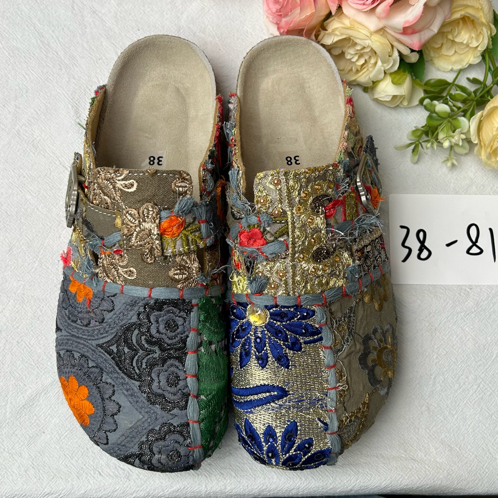 Bhoomi古布勃肯鞋软木底时尚百搭单品手工个性复古一鞋一拍38-81图片