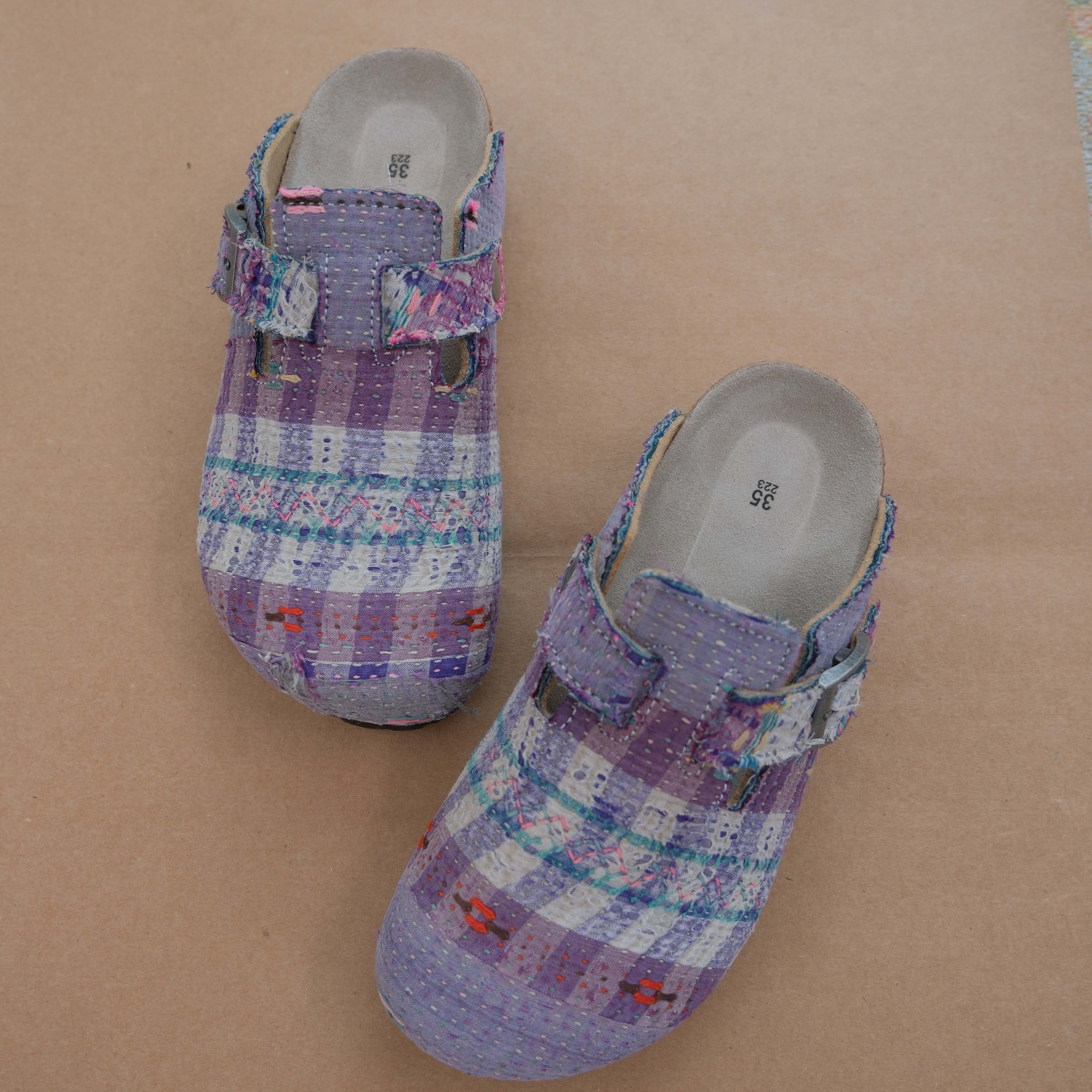 Bhoomi古布勃肯鞋时尚百搭单品手工个性撞色复古35-168