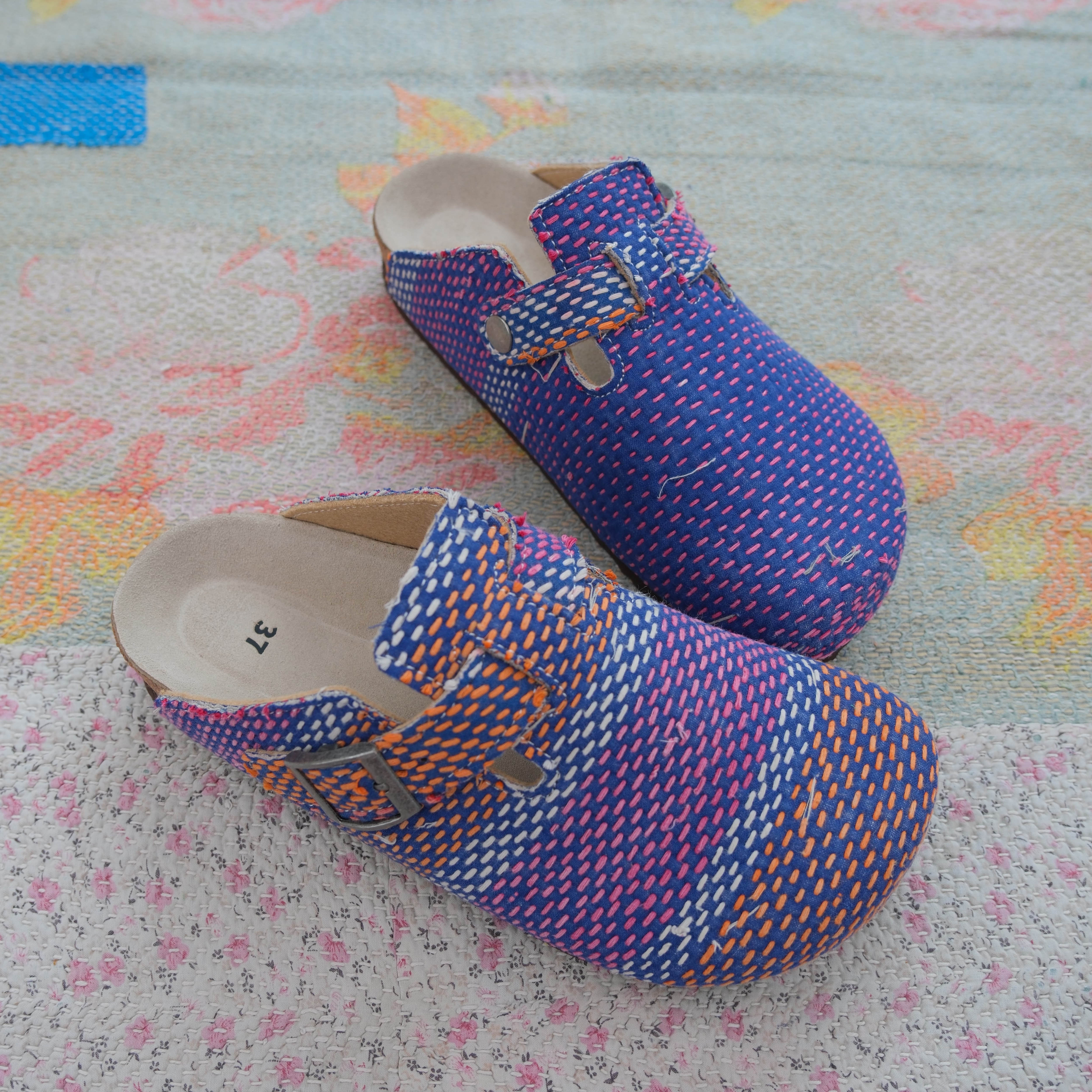 Bhoomi古布勃肯鞋时尚百搭单品手工个性撞色复古37-220