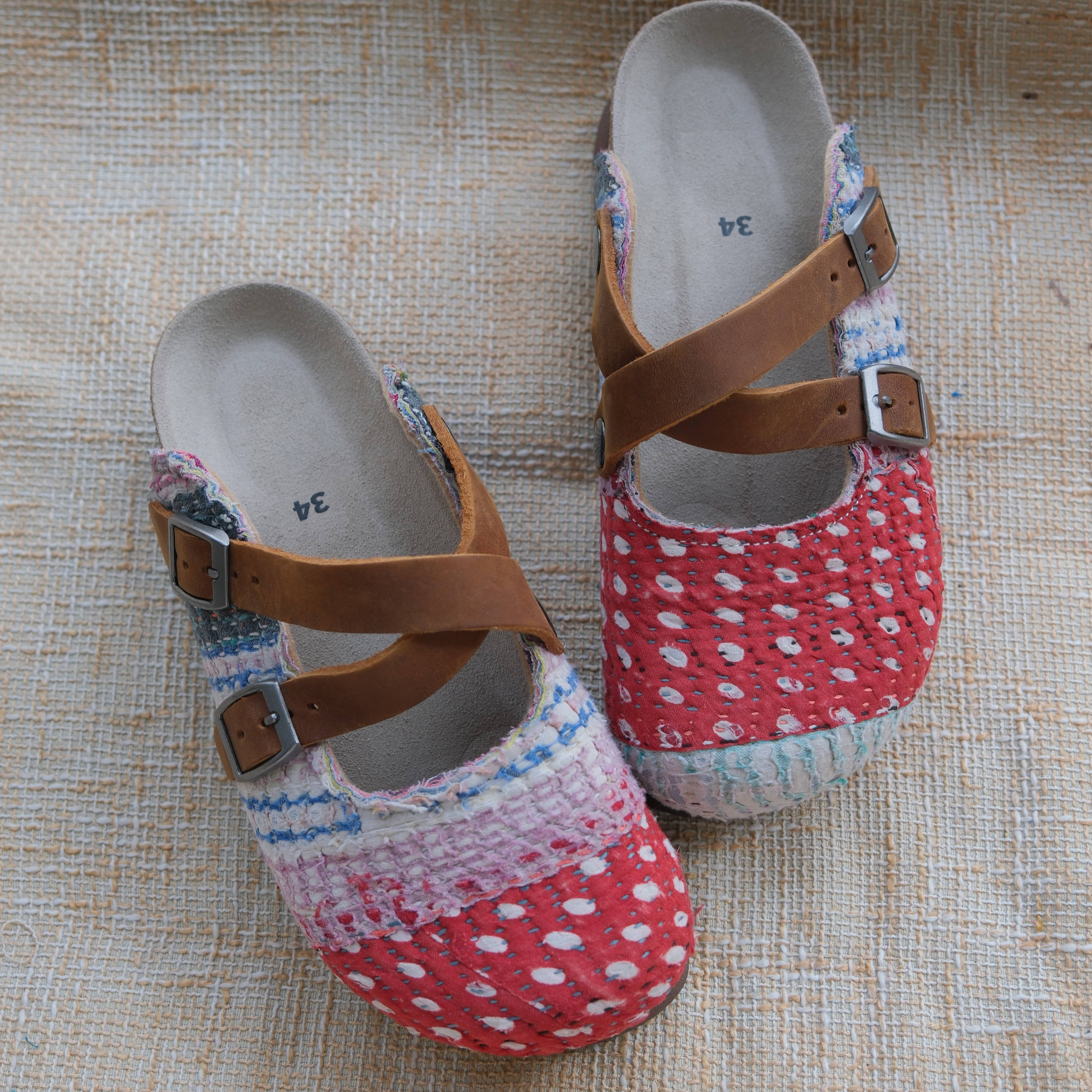 Bhoomi古布勃肯鞋时尚百搭单品手工个性撞色复古一鞋一拍34-62H