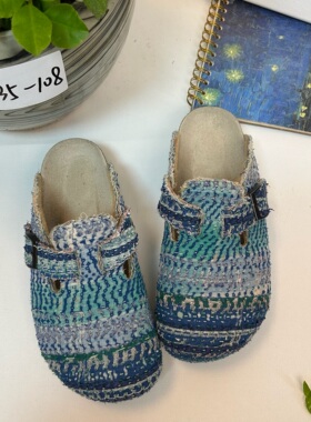 Bhoomi古布勃肯鞋时尚百搭单品手工个性撞色复古35-108