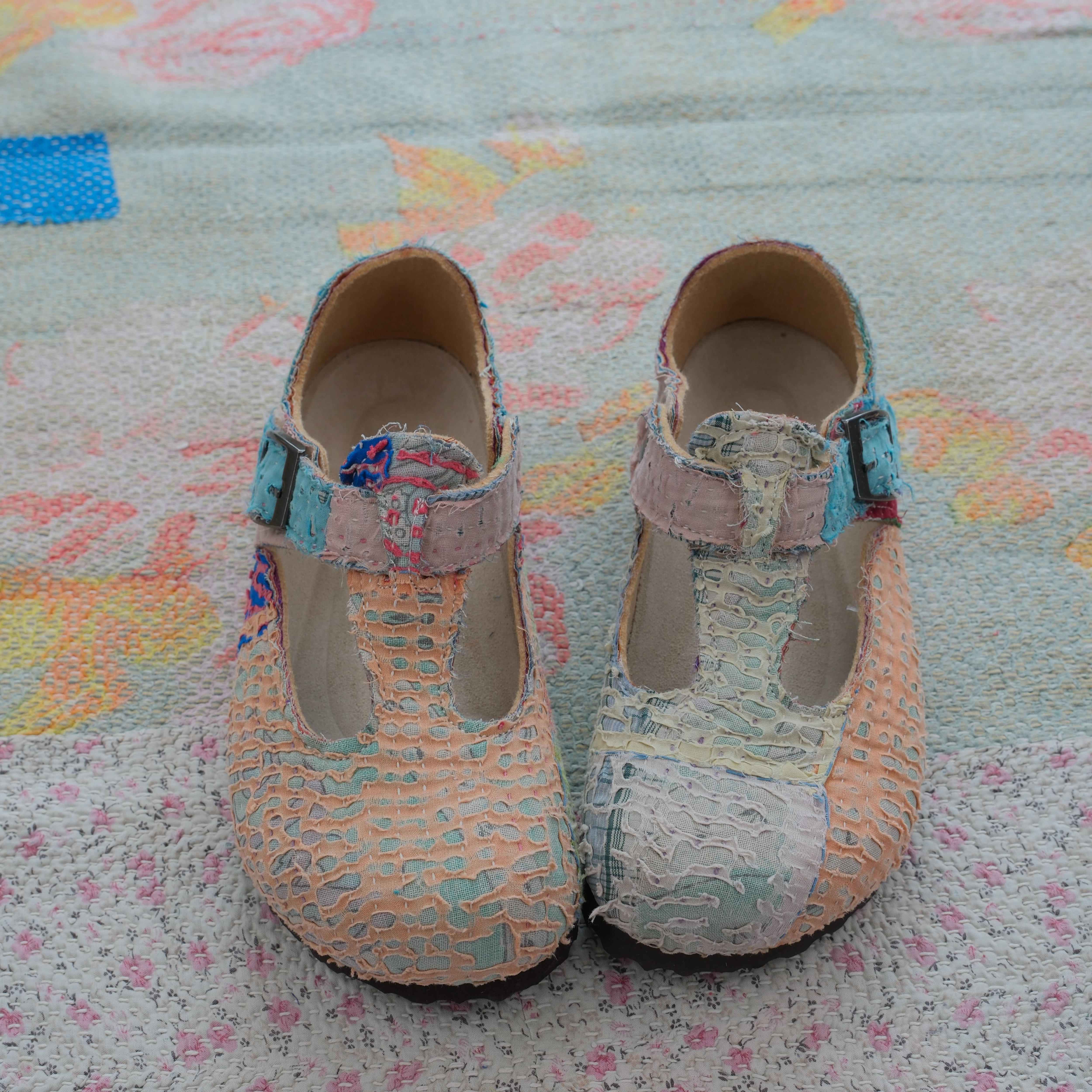 Bhoomi古布勃肯鞋时尚百搭单品手工个性撞色复古35-94