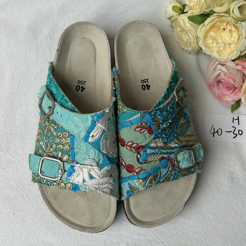 Bhoomi古布勃肯鞋外穿拖鞋百搭单品手工个性复古一鞋一拍40-30H