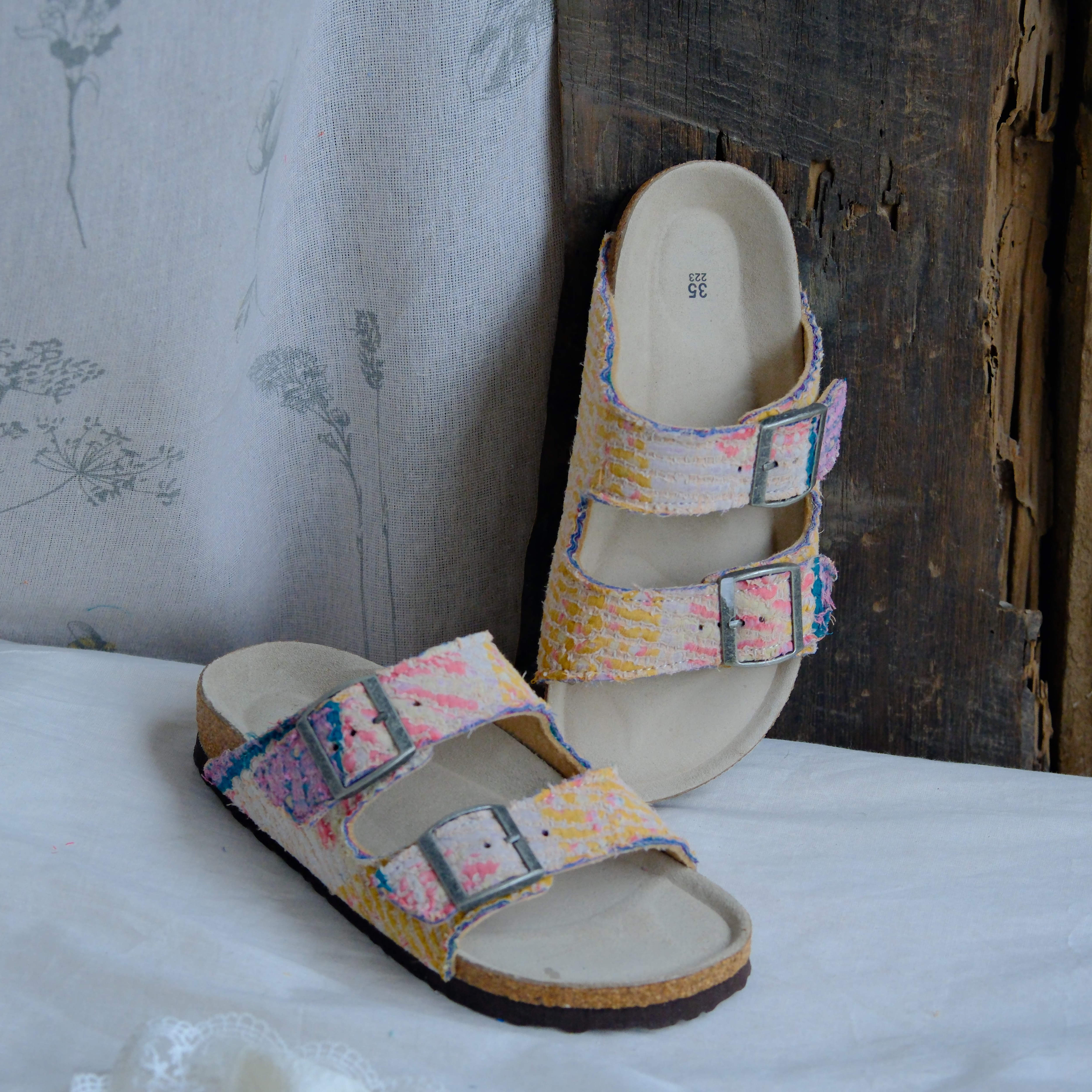 Bhoomi古布勃肯鞋时尚百搭单品手工个性撞色复古35-31