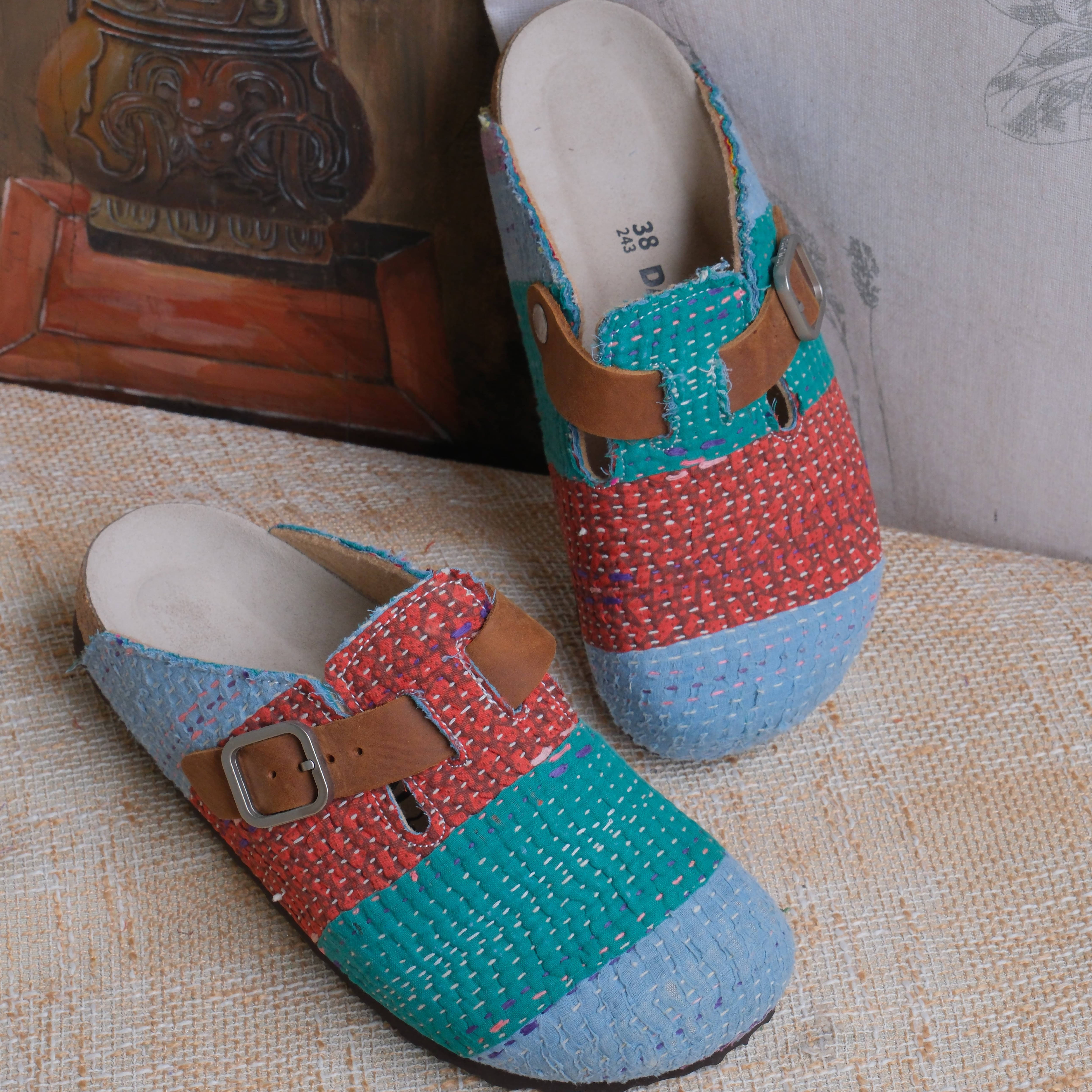 Bhoomi古布勃肯鞋软木底时尚百搭单品手工个性复古一鞋一拍38-60