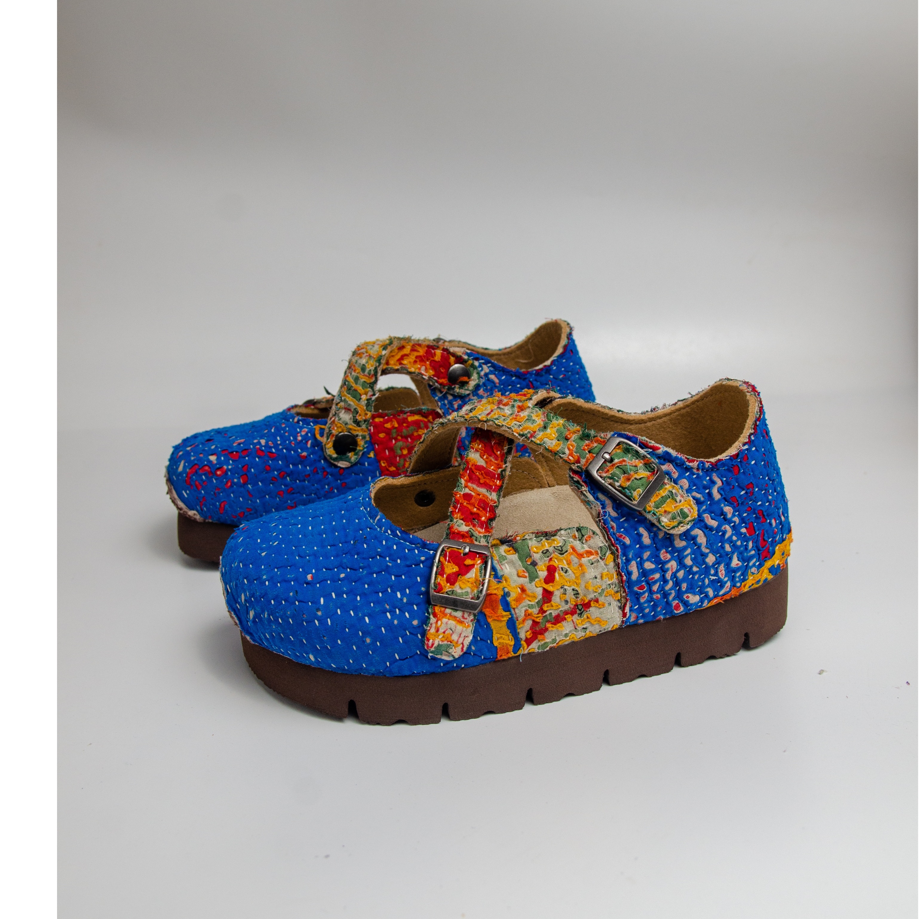 Bhoomi古布勃肯鞋时尚百搭单品手工个性撞色复古一鞋一拍36-266H