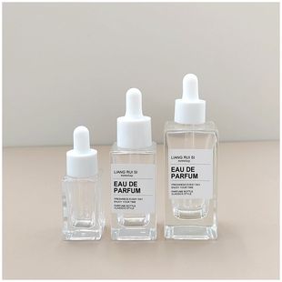 方形加厚透明食品级婴儿滴管分装瓶精华分装瓶精油调配瓶空瓶10ML
