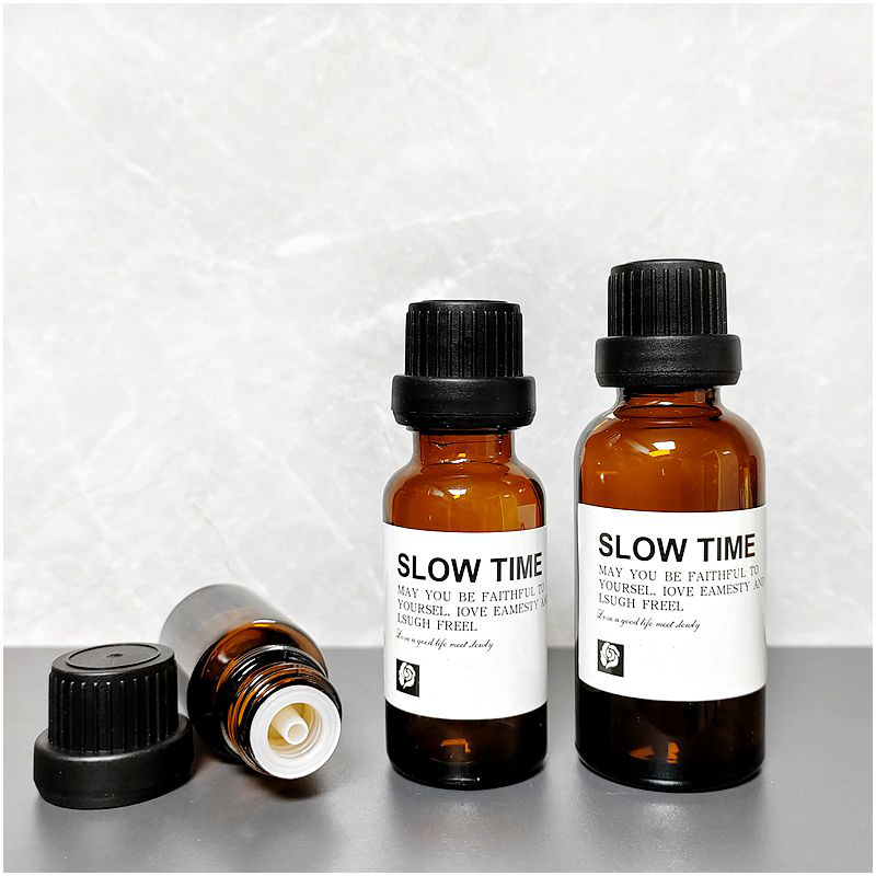 棕色避光玻璃分装内塞瓶 美容院轻医美精油瓶 化妆品旋盖空瓶子