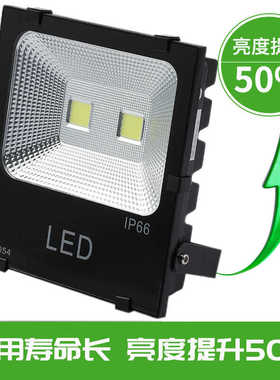 LED投光灯220V12V24V低压直流户外防水照明船用泛光灯室外射灯