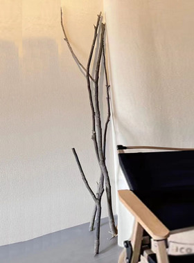天然带皮干树枝实木木棒背景墙服装拍摄道具天然木质环保健康无毒