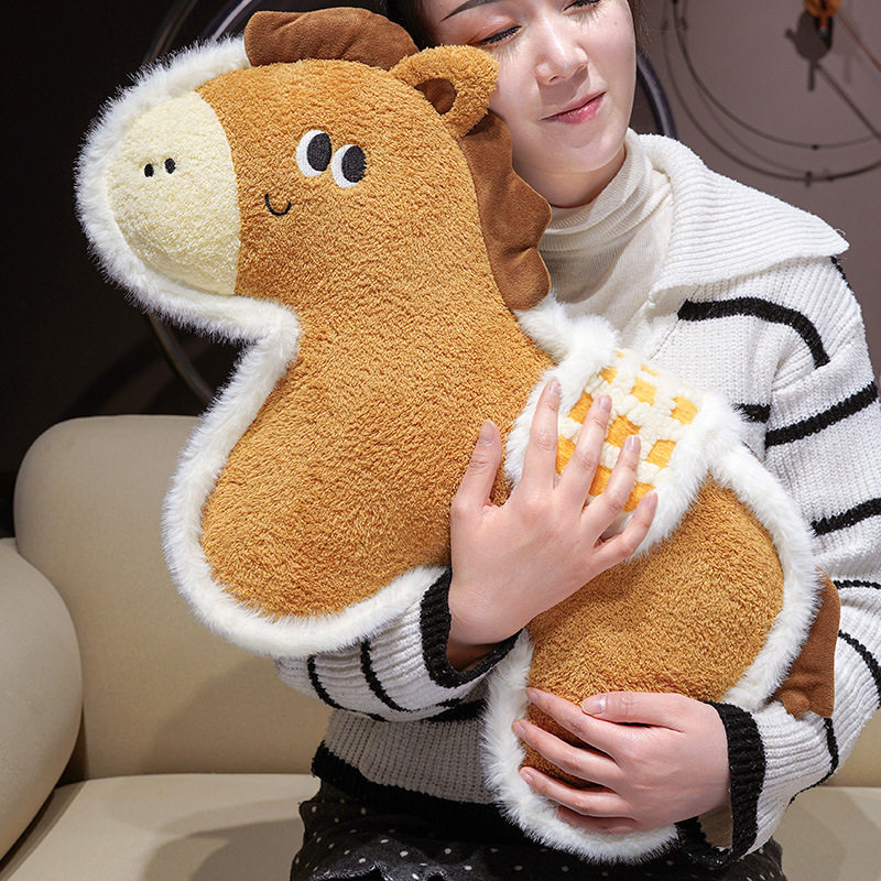 可爱新年马年吉祥物异形毛绒玩偶抱枕沙发客厅摆件送朋友生日礼物,居家布艺,抱枕被,淘宝优惠券,粉丝福利购,淘宝优惠卷