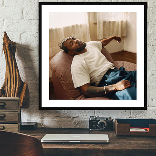 Kendrick Lamar 肯德里克拉马尔 嘻哈说唱歌手海报餐厅酒吧挂画
