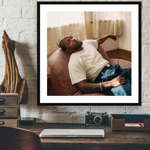 Kendrick Lamar 肯德里克拉马尔 嘻哈说唱歌手海报餐厅酒吧挂画