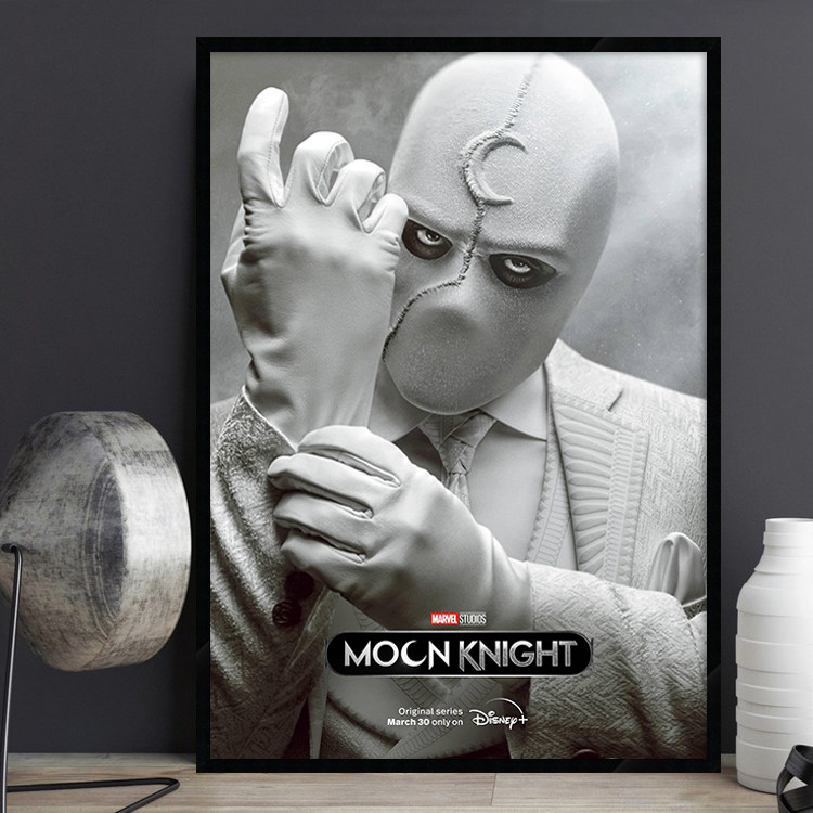 Moon Knight 月光骑士 电影海报装饰画漫威人物儿童房床头挂壁画