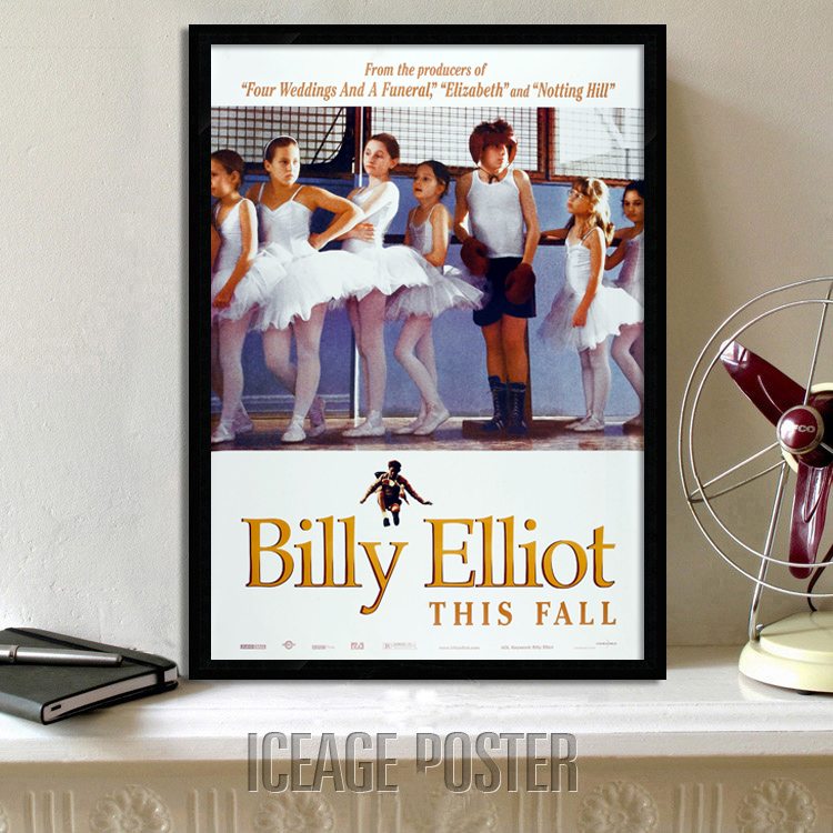 Billy Elliot 跳出我天地 电影海报装饰画餐厅酒吧舞蹈室芭蕾挂画