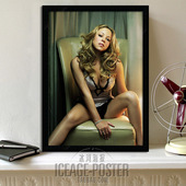玛丽亚凯莉装 Mariah Carey 饰画餐厅酒吧挂画明星海报KTV墙画