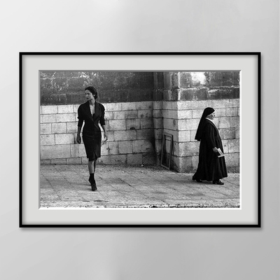 ferdinando scianna 作品 黑白摄影装饰画复古怀旧女装店时尚挂画