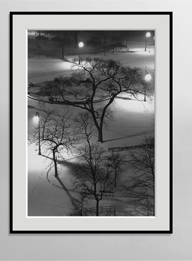 andre kertesz 安德烈柯特兹经典黑白摄影装饰画风景简约客厅壁画