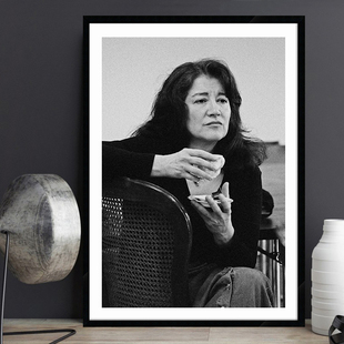 Martha Argerich 阿格里奇古典钢琴家音乐家琴房教室海报装饰挂画