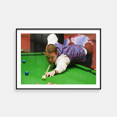 斯蒂芬亨得利Stephen Hendry斯诺克明星海报装饰画台球室客厅挂画