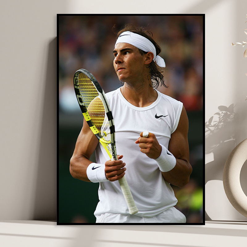 Rafael Nadal纳达尔网球体育运动明星海报装饰画酒吧客厅球馆挂画