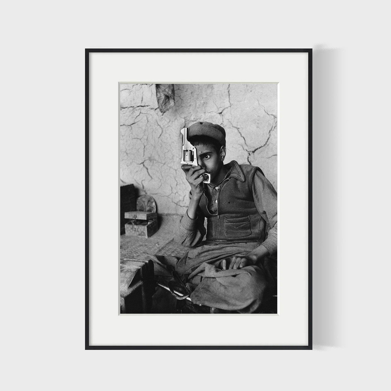 marc riboud 马克吕布法国摄影师装饰画黑白摄影酒店客厅玄关挂画