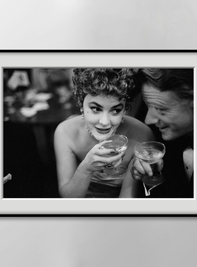 Garry Winogrand 彩色黑白摄影装饰画轻奢餐厅酒店床头客厅挂画