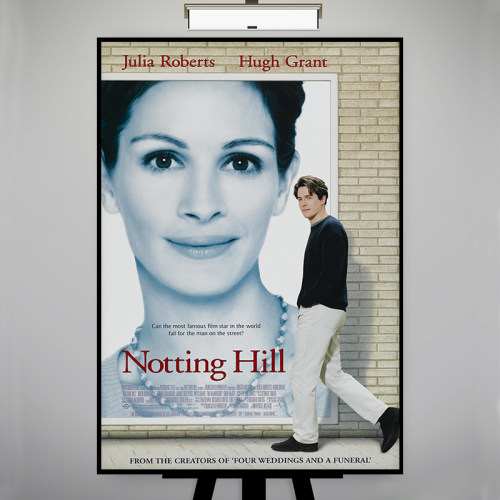 Notting Hill 诺丁山电影海报装饰画爱情文艺民宿餐客厅玄关挂画