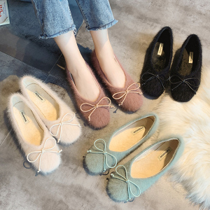 平底单鞋女一脚蹬懒人鞋