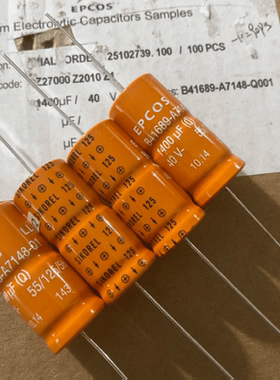 B41689-A7148-Q1 1400UF40V EPCOS 轴向电解电容器18*40