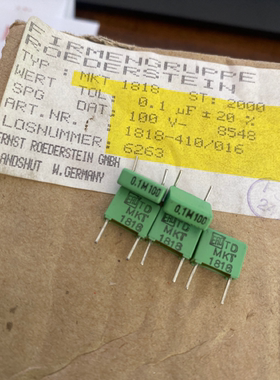 全新铜脚ERO 100V0.1UF/100V104/100NF MKT1818 薄膜电容器P7.5MM