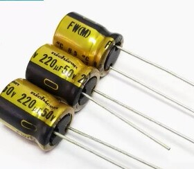 220UF 50V 日本 尼吉康 发烧音频电容器 50V220UF 10*12.5 FW