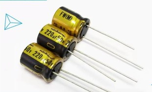 220UF 50V 日本 尼吉康 发烧音频电容器 50V220UF 10*12.5 FW