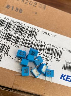 PFR5102H100J11L4BULK 100V 102/1NF/1000PF KEMET薄膜电容器EVOX